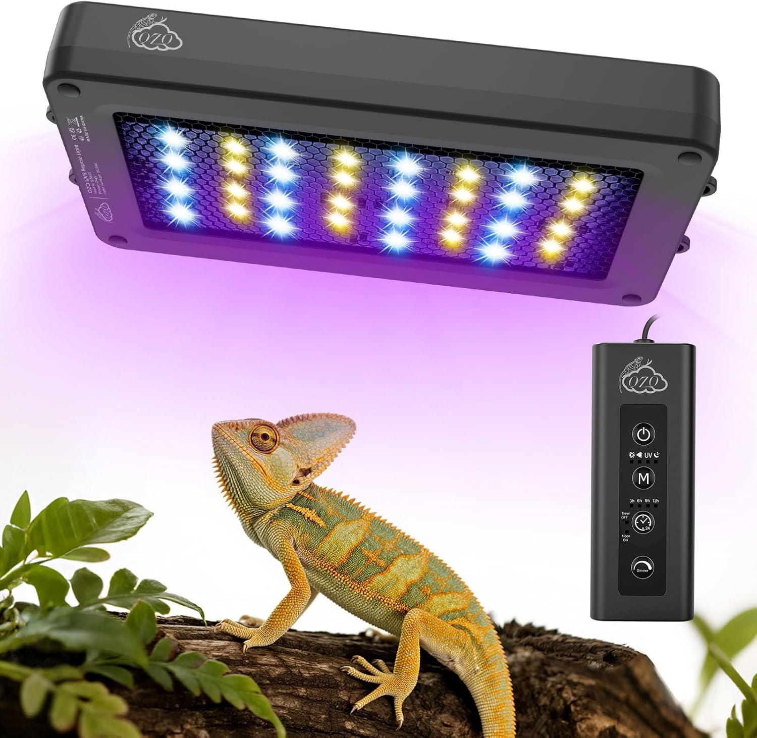 Gecko Lighting & Decor - Lampu Reptil LED UVA UVB 24W