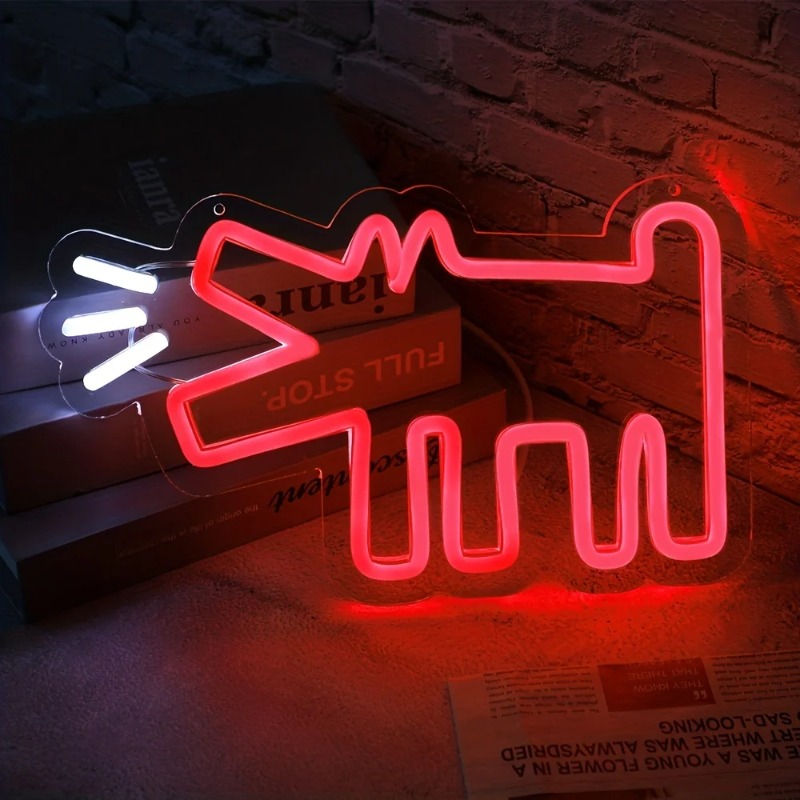 Lighting Decor Store - Lampu Neon LED Garis Anjing Menggonggong