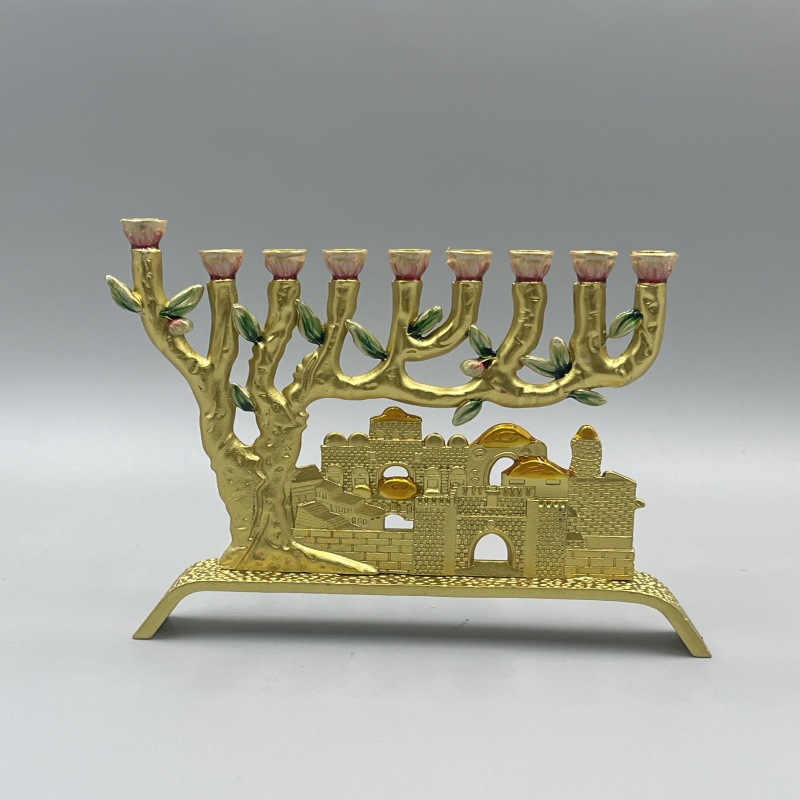 Home Lighting & Decor St Catharines On - Lilin Tempel Mewah Ringan Yerusalem, Menorah