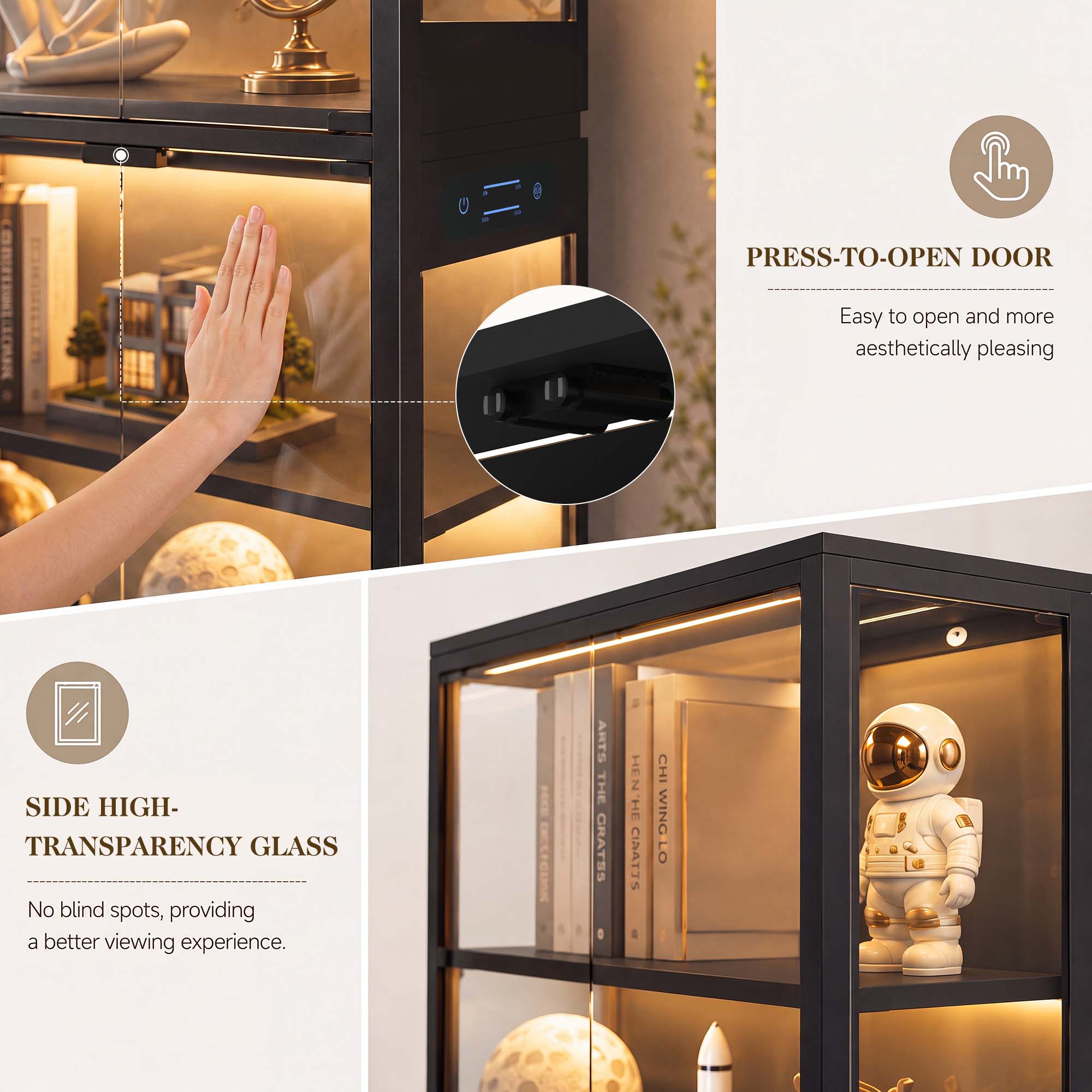 TCGBKAF Lemari Pajangan 5 Ting - Home Lighting & Decor St Catharines On ulasan dan harga
