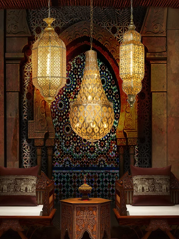 Asia Tenggara Maroko Retro Vin - Lighting Metal Wall Decor ulasan dan harga