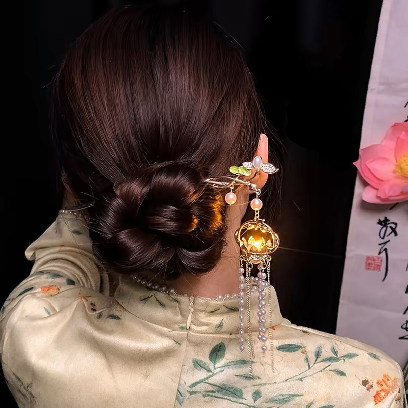 Jepit Rambut Bunga Bercahaya T - Lighting Decor Items ulasan dan harga