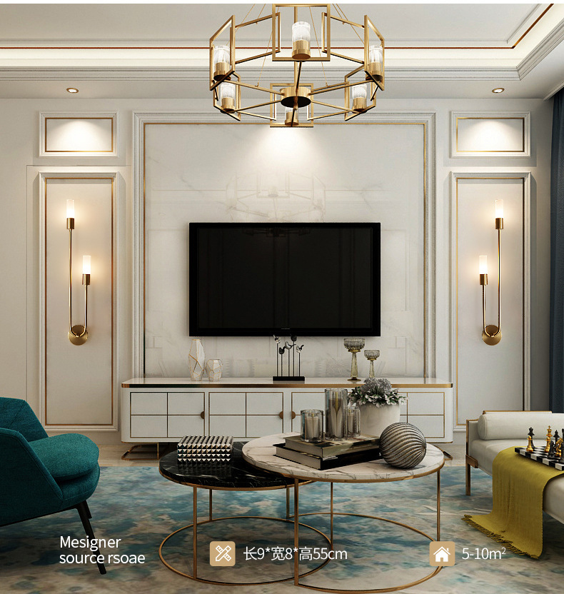Lampu Dinding LED Dekoratif No - Lighting Decor For Living Room ulasan dan harga