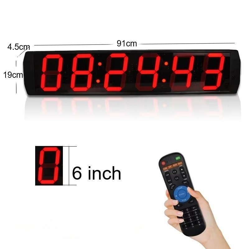 Jam Dinding Digital LED Besar  - Home Decor Lighting Manufacturer ulasan dan harga