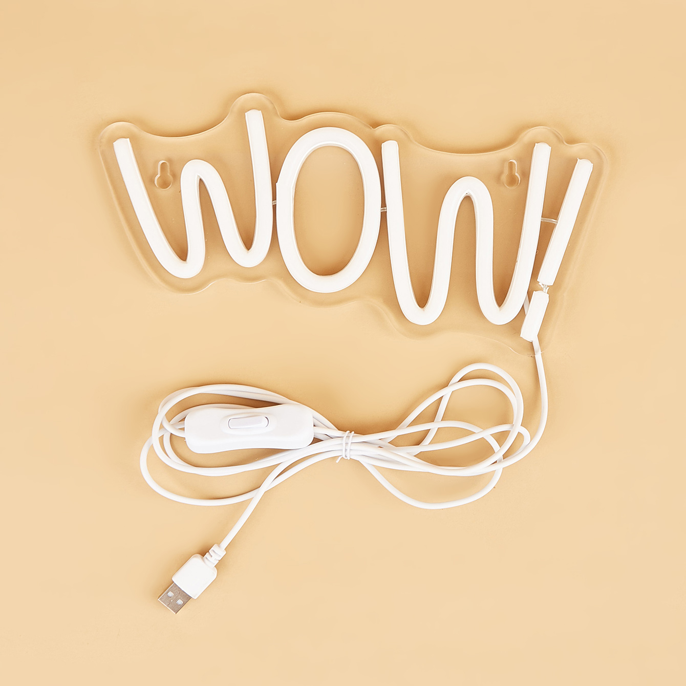 Chi-buy LED Neon WOW Lampu Neo - Lighting Decor Wow ulasan dan harga