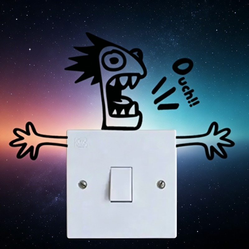 Dekorasi Saklar Logam Monster  - Lighting Metal Wall Decor ulasan dan harga
