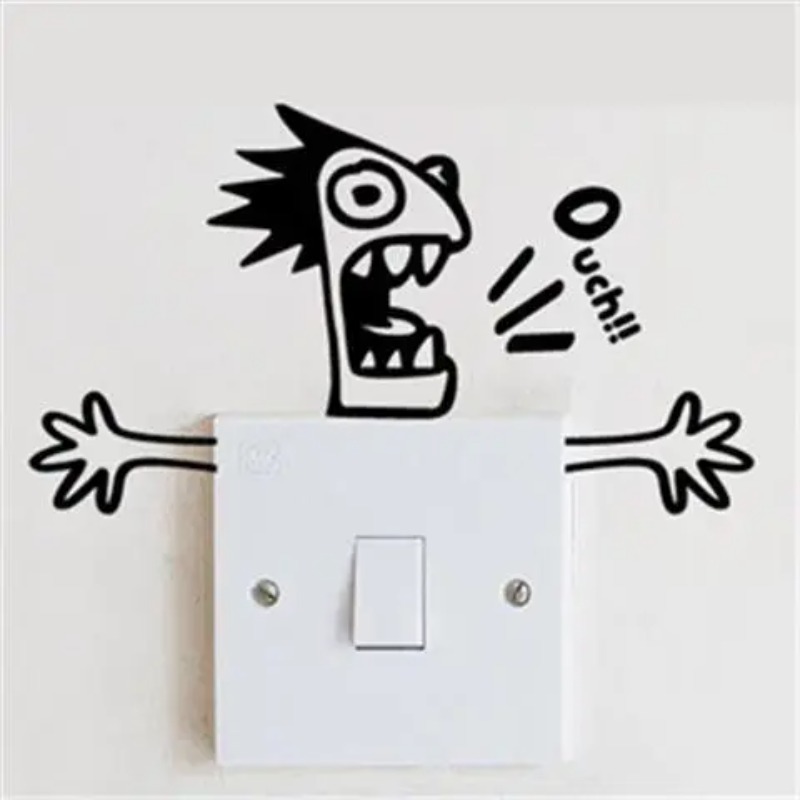 Dekorasi Saklar Logam Monster  - Lighting Metal Wall Decor ulasan dan harga