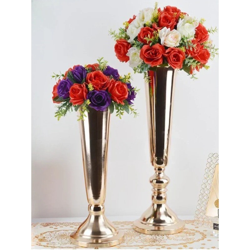 Vas Logam Mewah Berlapis Elekt - Home Decor Lighting Manufacturer ulasan dan harga