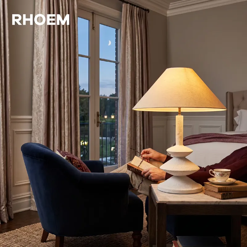 RHOEM Lampu Meja Pesaro untuk  - Lighting Decor For Living Room ulasan dan harga