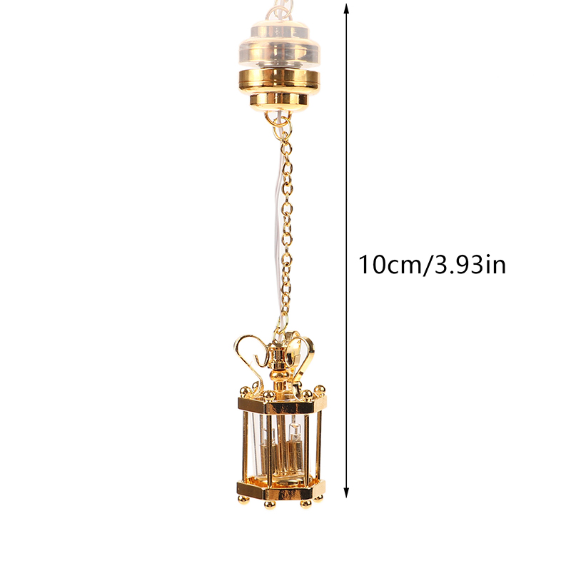 1:12 lampu miniatur rumah bone - Lighting Metal Wall Decor ulasan dan harga