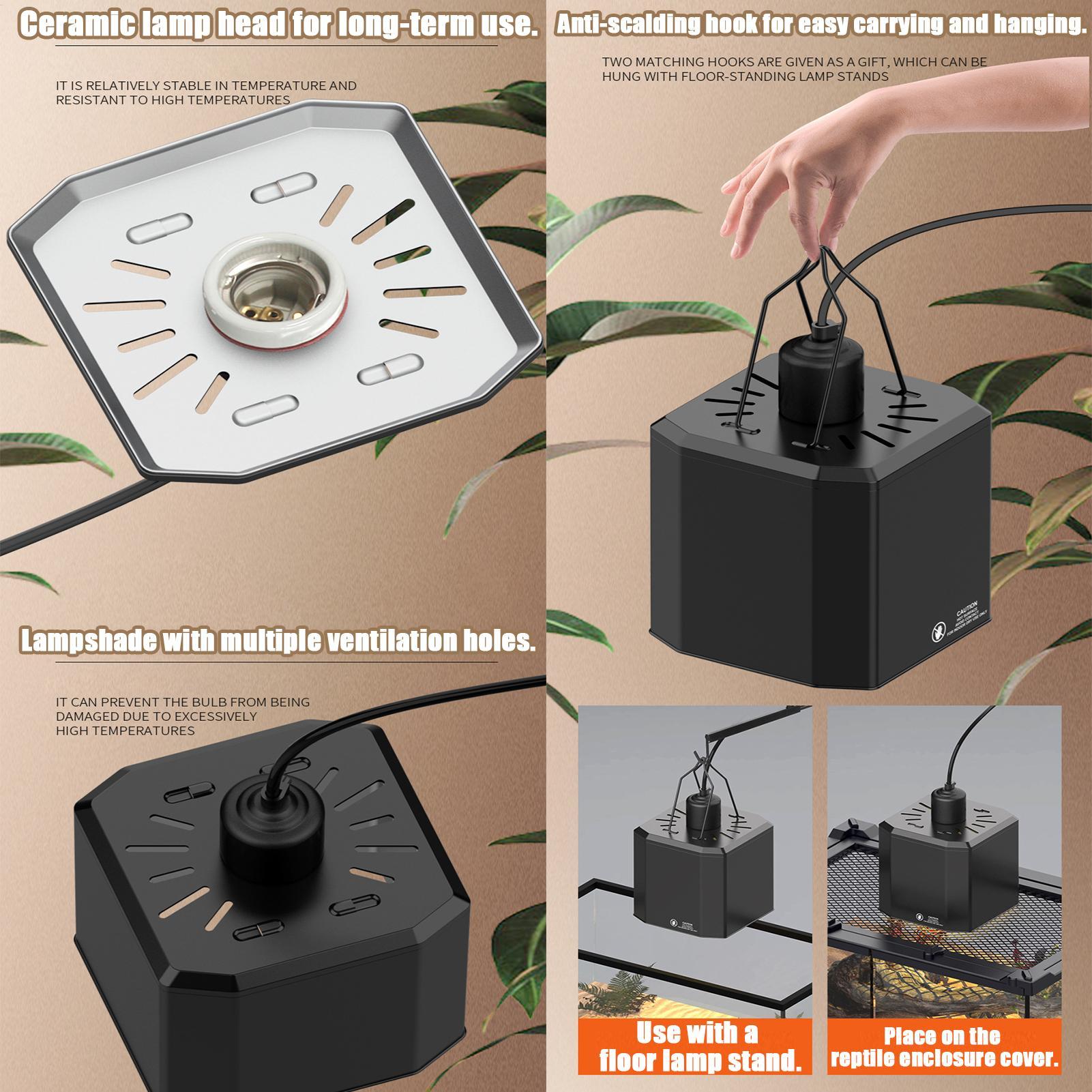Penutup Lampu Panas Untuk Rept - Gecko Lighting & Decor ulasan dan harga