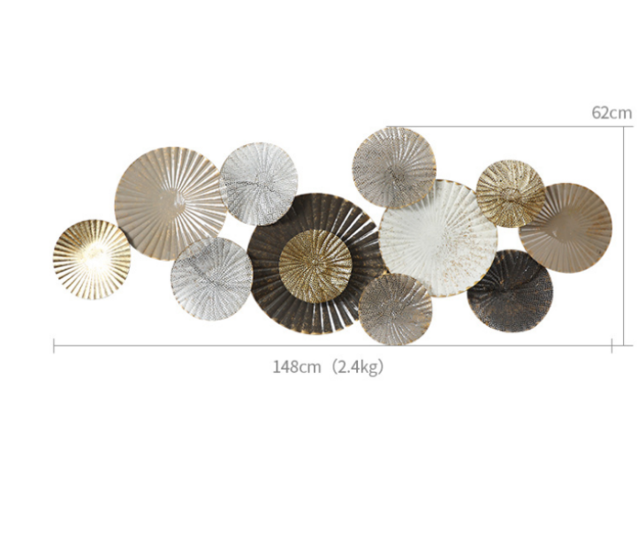 Produk Dropshipping -148x62cm  - Lighting Metal Wall Decor ulasan dan harga