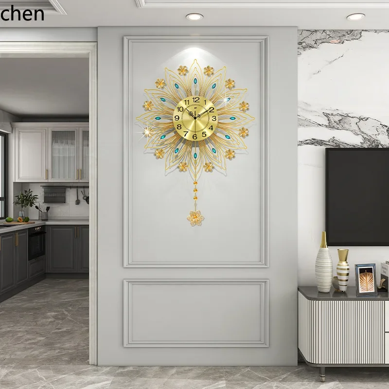 Jam dinding gaya Eropa TQH-i7. - Lighting Decor For Living Room ulasan dan harga