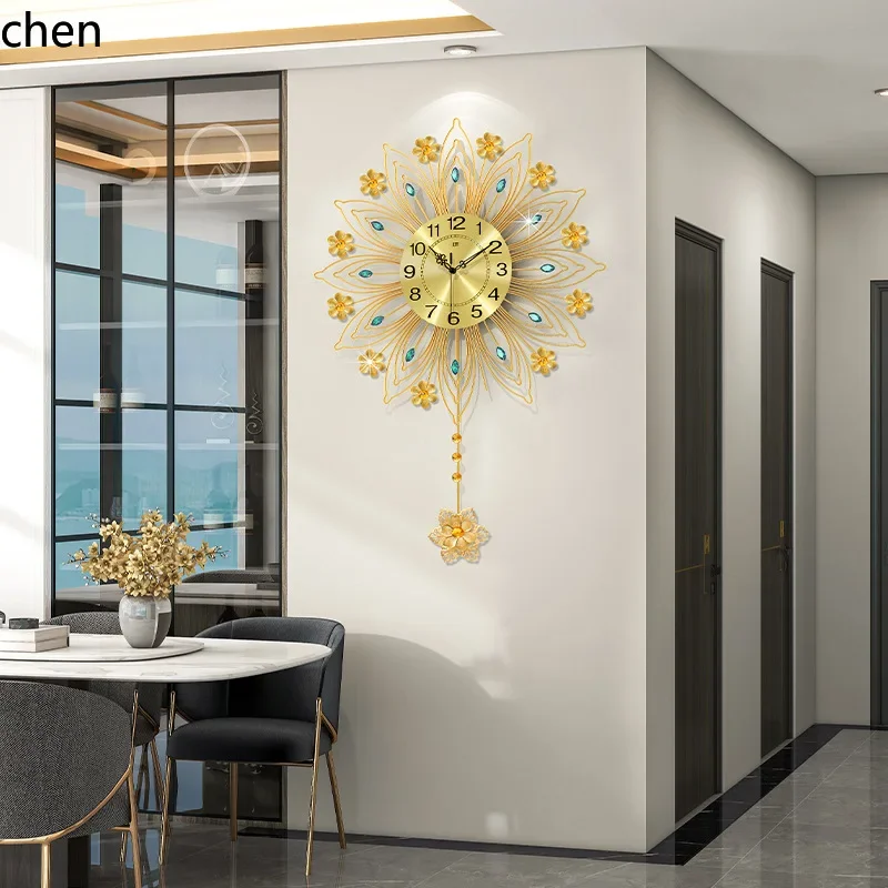 Jam dinding gaya Eropa TQH-i7. - Lighting Decor For Living Room ulasan dan harga