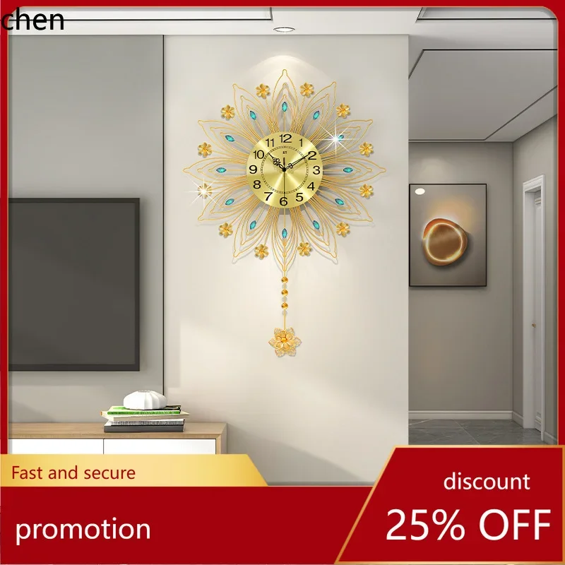 Jam dinding gaya Eropa TQH-i7. - Lighting Decor For Living Room ulasan dan harga