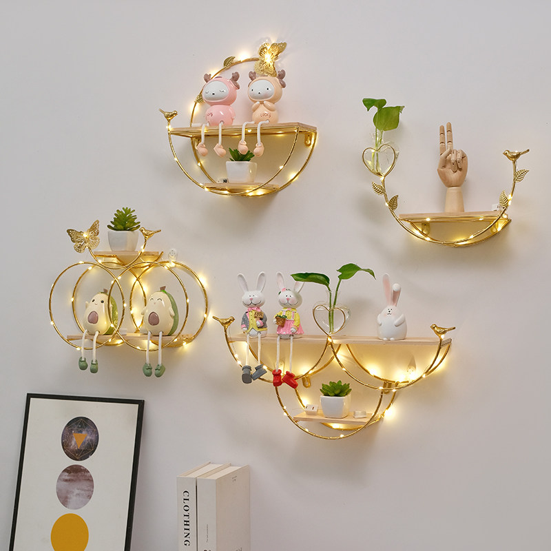 Rak Dinding Tanpa Bor untuk De - Lighting Metal Wall Decor ulasan dan harga